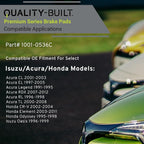 Premium Ceramic Rear Brake Pads Compatible - Image 3
