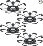 ISKYDRAW LED Garage Lights, 4 Pack Garage Lighting 260W 26000LM Bright Shop by ISKYDRAW