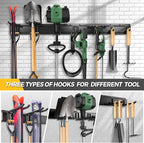 LBT 49.5"Garage Tool Organizer Wall Mount 500lbs Garden Tool Organizer - Image 6