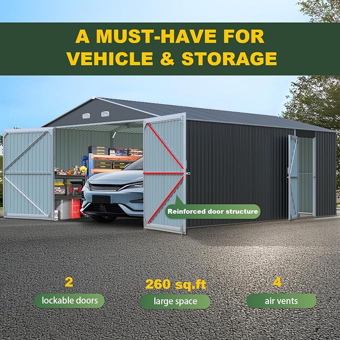 Outdoor Storage Shed 20x13 FT, Sheds & Outdoor Storage Clearance - Image 5
