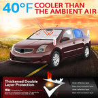 KAYZT Windshield Sun Shade for 2007-2012 Nissan Sentra Foldable Sunshade Front - Image 2