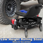 Rolling Stool with Wheels, Adjustable Height Pneumatic Garage Work Mechanic - Image 9