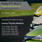 Premium Ceramic Front Brake Pads Compatible - Image 3
