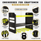 Heavy-Duty Metal Tool Storage Rack - Image 2