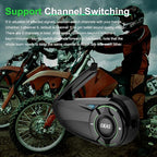 SolaMr Q8 Motorcycle Helmet Bluetooth Intercom Headset, 230hours Standby - Image 7