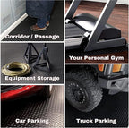 SEAL 6 x 8 Ft Premium Garage Floor Mat, Solid 2.8mm Thickened Black Commercial - Image 6