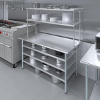 Amgood 30" x 60" Stainless Steel Work Table - Image 4