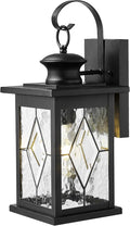 Emliviar Large Outdoor Wall Lantern 18 Inch, Outside Lights by EMLIVIAR
