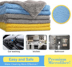 Microfiber Towel for Car Cleaning, Cleaning Supplies Upgraded 450gsm Ultra-Thick - Image 2
