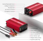 500W Pure Sine Wave Power Inverter, DC 12V to 110V AC Car Plug Inverter Adapter - Image 6