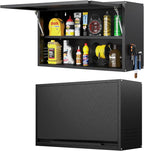 Metal Wall Cabinet with Up-flip Door, Metal Wall Storage Cabinet with by Kooyon