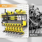 Power Tool Organizer Wall Mount Cordless, 15 Min Fast Install Metal Garage Tool - Image 8