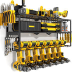 Power Tool Organizer Wall Mount Cordless, 15 Min Fast Install Metal Garage Tool by Unknown