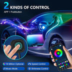 WEBUPAR Dreamcolor Acrylic Car Interior Led Kit, Car Accessories 22 in 1 RGB - Image 3