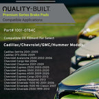 Premium Ceramic Front Brake Pads Compatible - Image 3