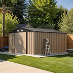 Patiowell 10 x 12 FT Metal Storage Shed - Image 4