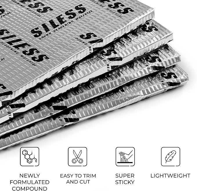 Siless 80 mil 36 sqft Car Sound Deadening mat - Image 4