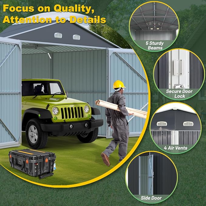 Outdoor Storage Shed 20x13 FT, Sheds & Outdoor Storage Clearance - Image 6