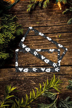 Black and White Flowers License Plate Frames - Image 7