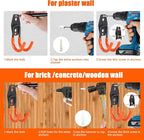 Heavy-Duty Garage Hooks -2 Pack Type U- Anti-Slip Coated Wall-Mounted Hooks - Image 6