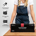 Garage Wall Organizer | 32" Heavy-Duty Tool Storage Rack | Adjustable - Image 5