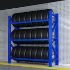 Adjustable Height Tire Storage Rack by Unknown