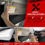 Windshield Sun Shade for 2025-2026 Chevy Equinox Foldable Sun Sunshade for Car - Image 6
