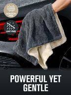 Fantasticlean Large Car Drying Towel- 26‘’ by 20'', 2 Pack-Premium Microfiber - Image 2