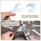 HARFINGTON 10pcs Small Wrench 21x126x2.8mm Metric U-Shaped Single Open Ended - Image 5
