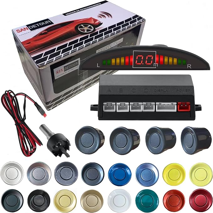Parking Sensor Kit Backup Sensor Kit Reverse Sensor by SANDETOUN