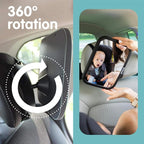 Onco Baby Car Mirror Rear Facing - Image 7