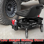 Rolling Stool with Wheels, Adjustable Height Pneumatic Garage Work Mechanic - Image 9