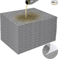 100PC Oil Absorbent Pads | 13"x10" Meltblown Polypropylene Mats, Hand-Tear Lines by Tottist