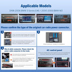 Eonon Car Stereo for BMW 3 Series 325i 330i M3 1998-2006, Android 14 Wireless - Image 2