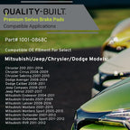 Premium Ceramic Rear Brake Pads Compatible - Image 3