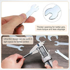 HARFINGTON 10pcs Small Wrench Open End Wrench 5.5x66x1.5mm Metric U-Shaped - Image 5