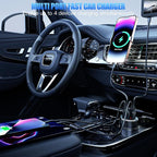 USB C Car Charger, 78W 4 Port Car Phone Charger Adapter Fast Charging, Dual USB - Image 6