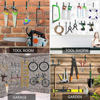 Heavy Duty Steel Garage Storage Utility Hooks, 8 Pack Wall Mount Hanging - Image 5