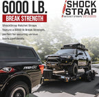 Ratchet Strap, 9’ x 2” Shock Absorbing Heavy Duty Tie downs - Image 8