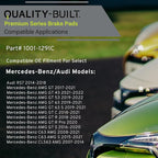 Premium Ceramic Front Brake Pads Compatible - Image 3