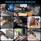 Air Duster Jet and Vacuum 2 in 1, 4 Gears Adjust, Rechargeable Portable - Image 3