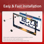 Camping License Plate Frame Personalized Forest License Plate Frames Funny Auto - Image 3