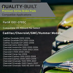 Premium Ceramic Front Brake Pads Compatible - Image 3