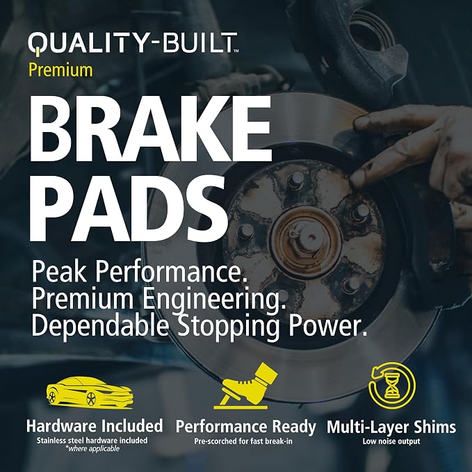 Premium Ceramic Rear Brake Pads Compatible - Image 4