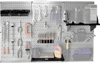 Wall Control 30-WRK-400GB Standard Workbench Metal Pegboard Tool Organizer - Image 3