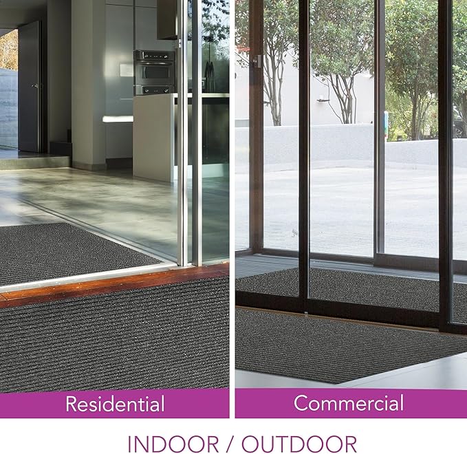 iCustomRug Spartan Weather Warrior Indoor/Outdoor Utility Ribbed Carpet Runner - Image 6