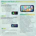 Carpuride W603D Motorcycle GPS Carplay Screen, Wireless CarPlay & Android Auto - Image 9