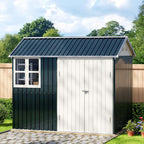 8X6FT Outdoor Steel Storage Shed - Image 5