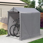 Outdoor Storage Shed 6 x 3Ft Heavy Duty Portable Storage Shelter by Raysfung