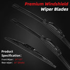 OTUAYAUTO Premium Windshield Wiper Blades - Image 2